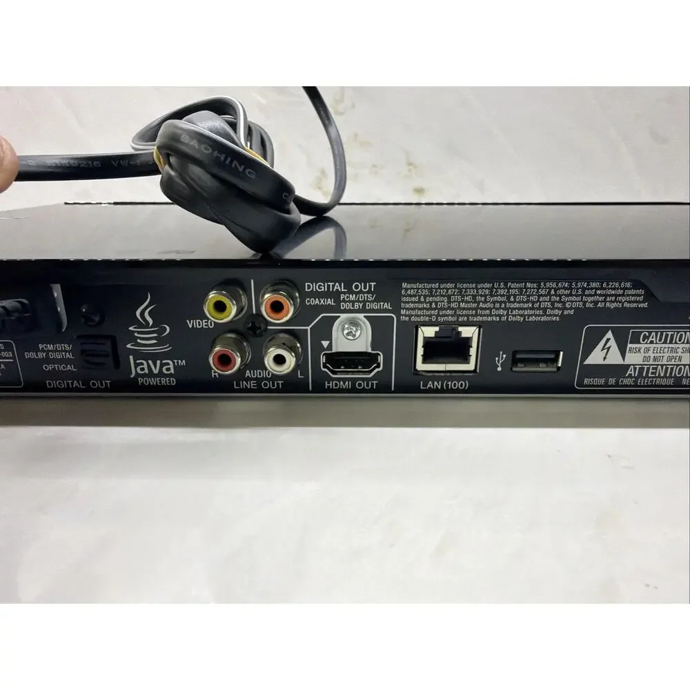 Sony BDP-S590 3D Blu-ray/DVD/CD/SACD Player Wi-Fi USB HDMI w/Remote RMT-B119A